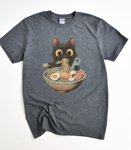 Cute Cat Ramen T-Shirt