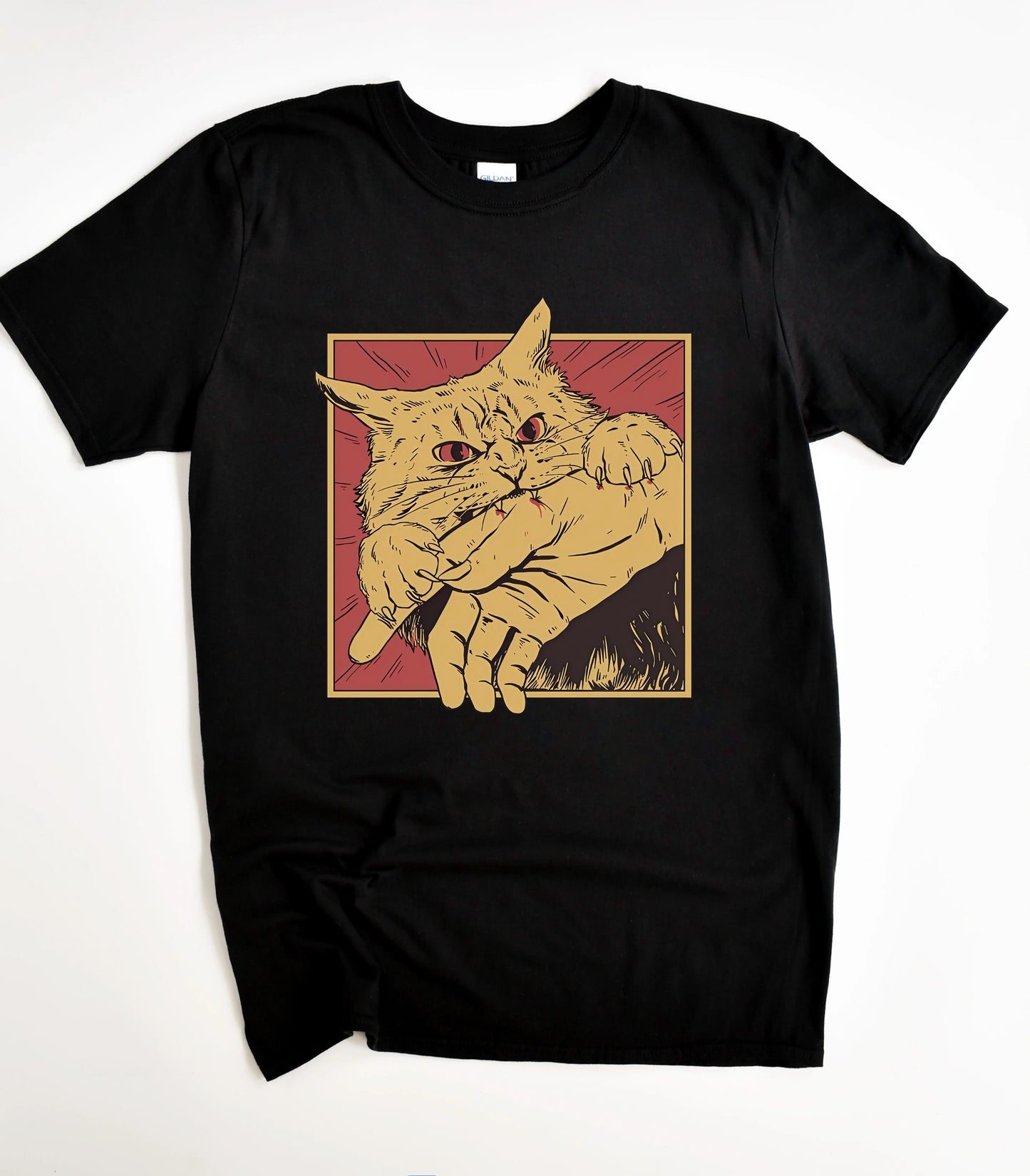 Vintage Cat Bite T-Shirt