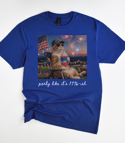 Funny Fourth Of July Cat T-Shirt