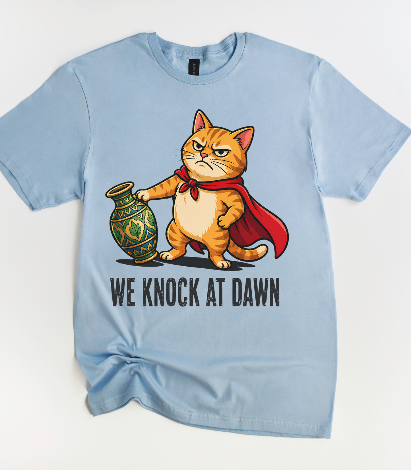 We Knock At Dawn Cat T-Shirt