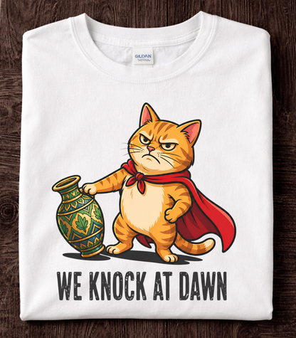 We Knock At Dawn Cat T-Shirt