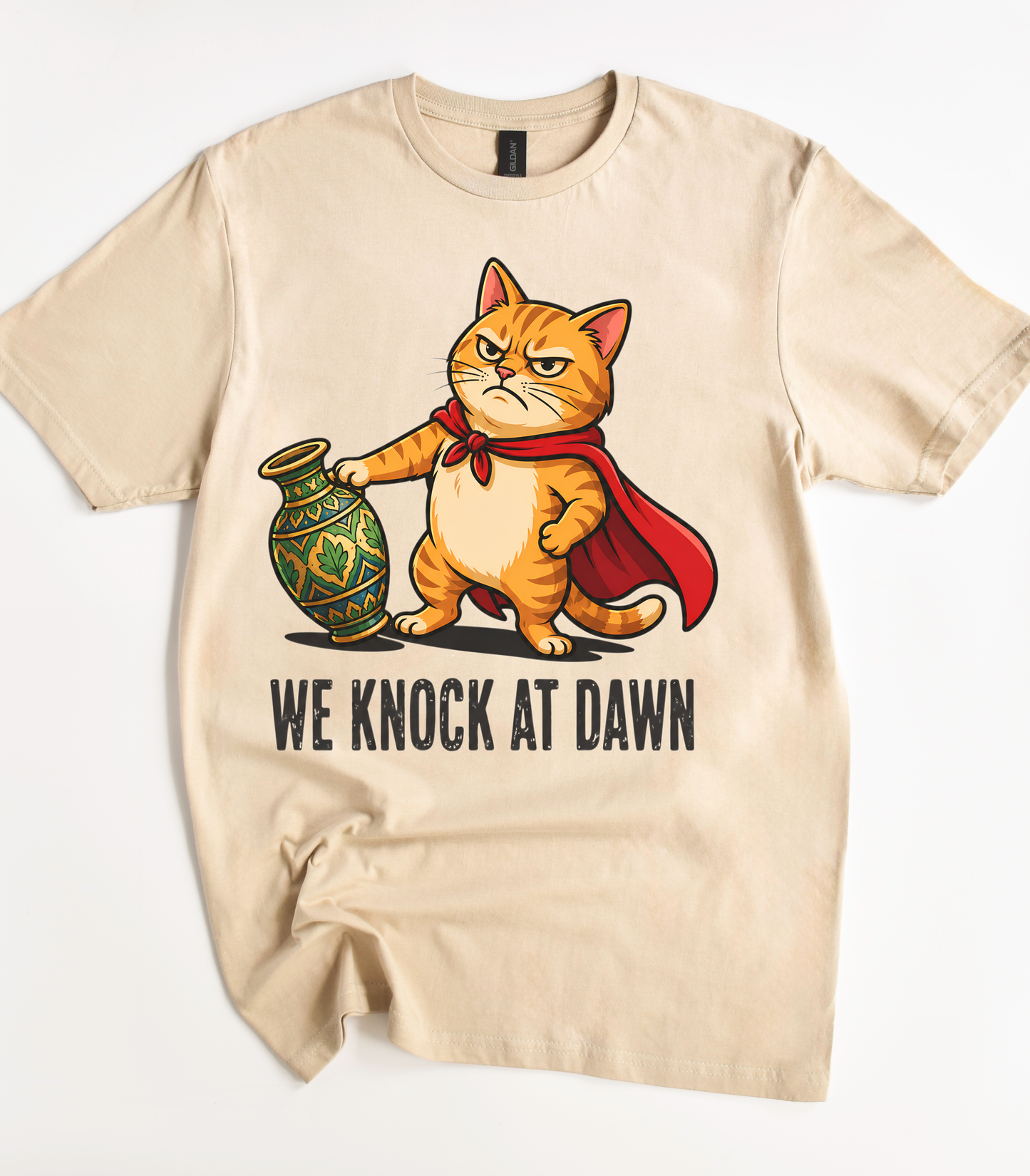 We Knock At Dawn Cat T-Shirt