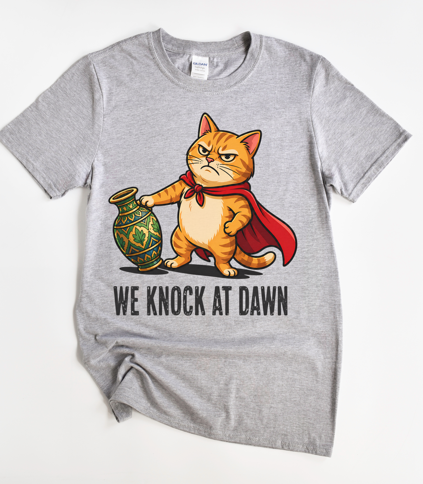 We Knock At Dawn Cat T-Shirt
