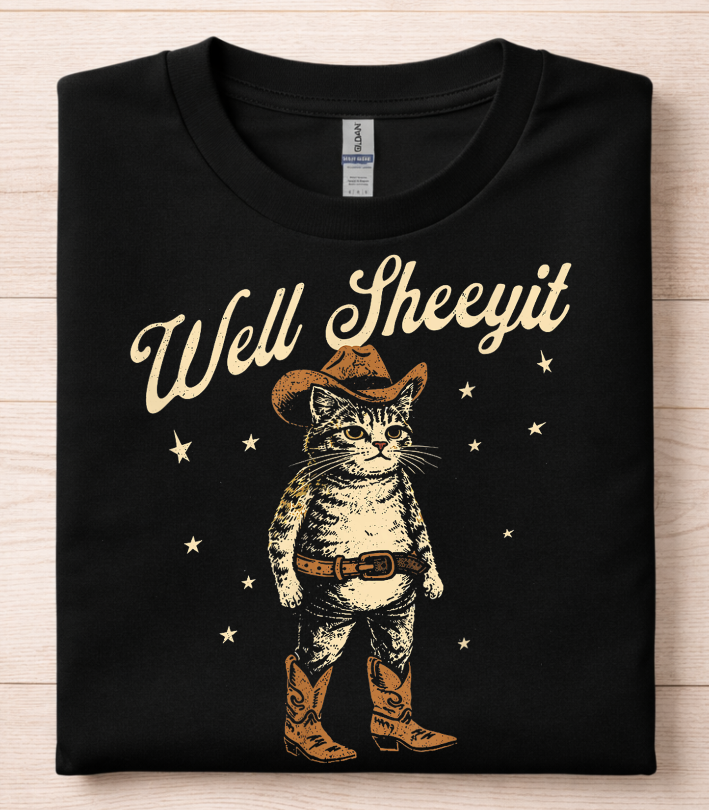Well Sheeyit Cat T-Shirt