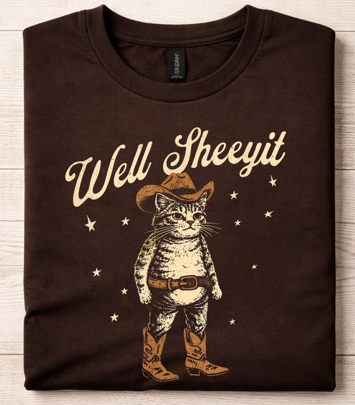 Well Sheeyit Cat T-Shirt