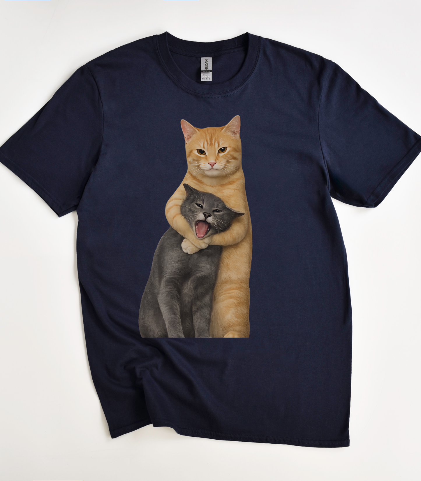 Funny Hugging Cats T-Shirt