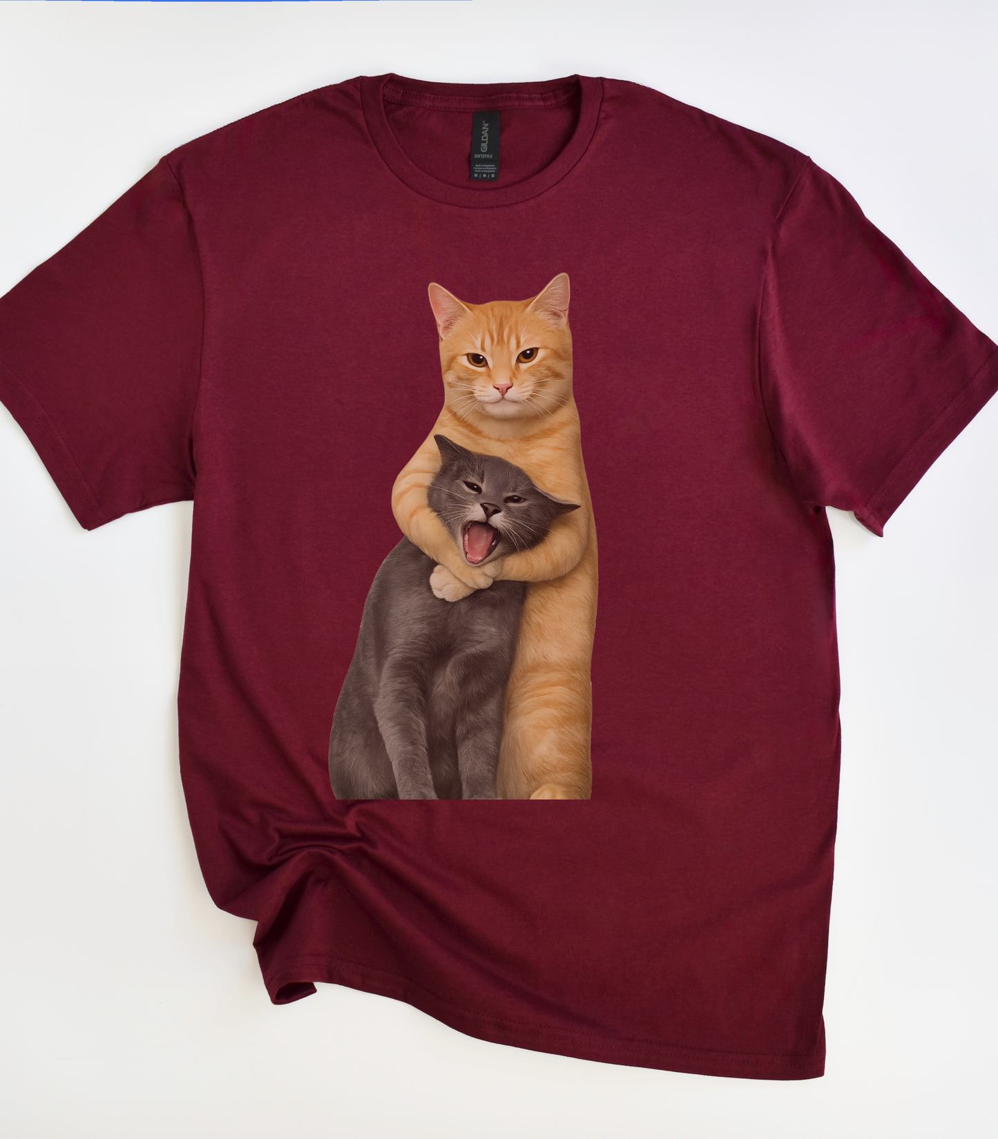 Funny Hugging Cats T-Shirt