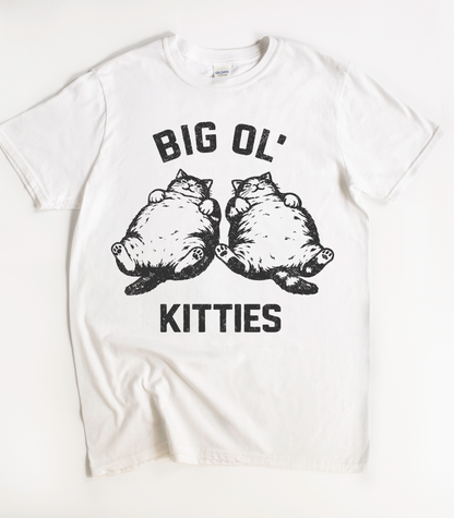 Big Ol Kitties Cat T-Shirt