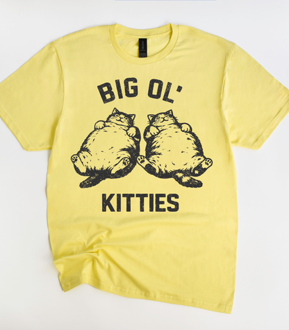 Big Ol Kitties Cat T-Shirt