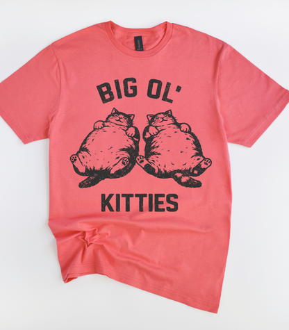 Big Ol Kitties Cat T-Shirt