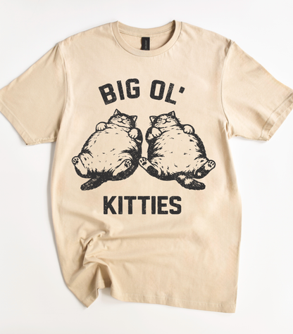 Big Ol Kitties Cat T-Shirt