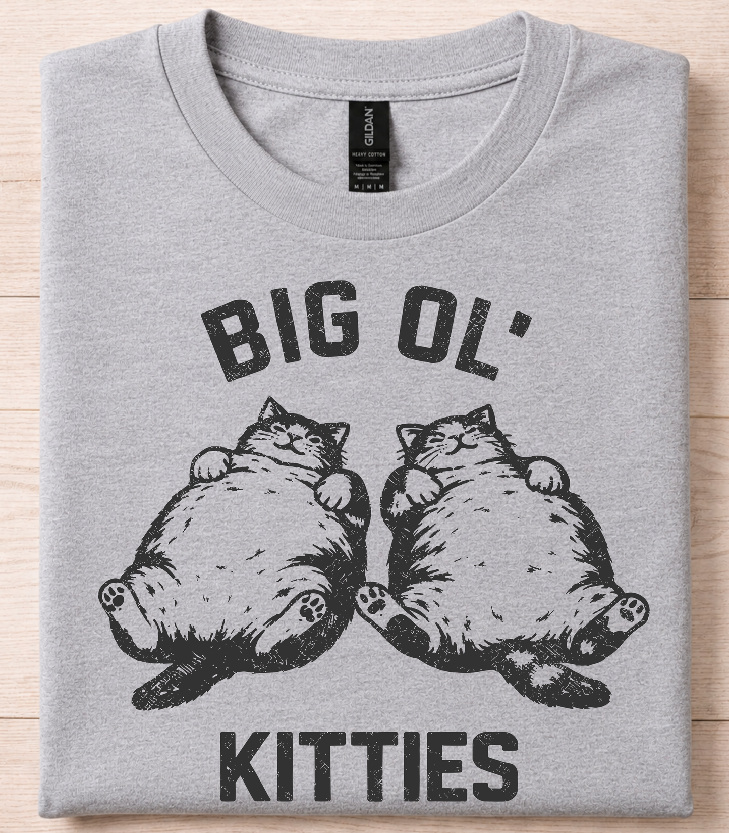 Big Ol Kitties Cat T-Shirt