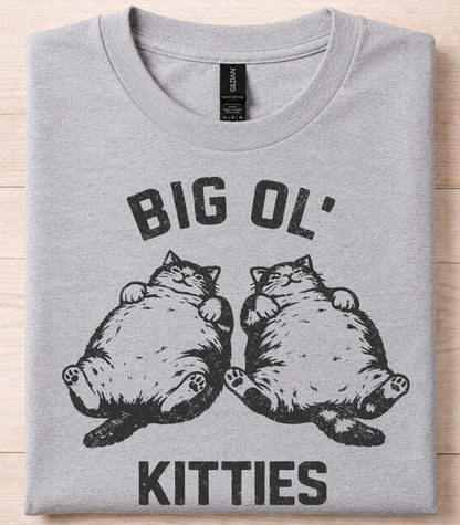 Big Ol Kitties Cat T-Shirt