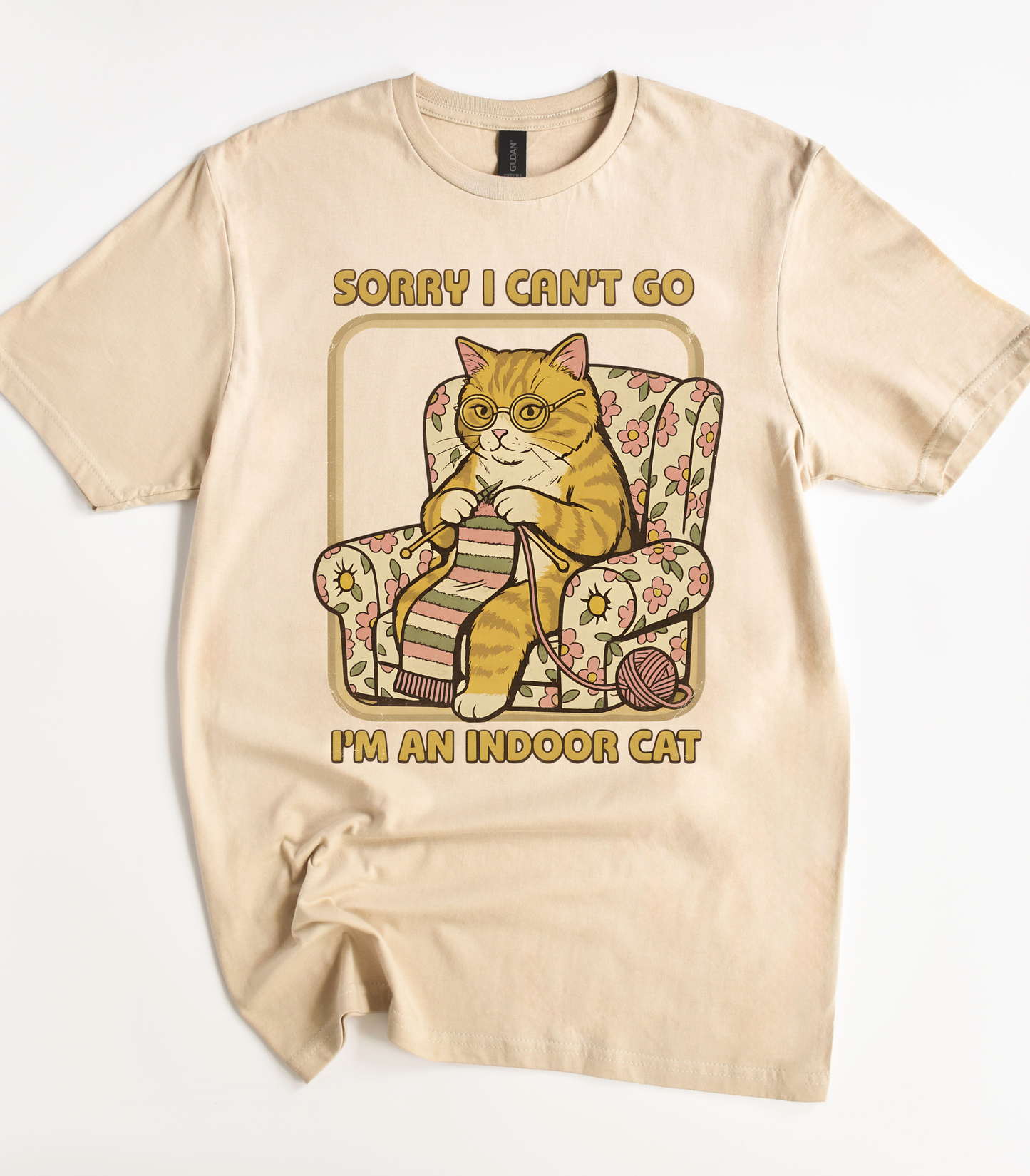 Sorry I Can't Go I'm An Indoor Cat T-Shirt