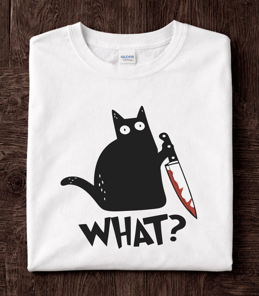 Cat What T-Shirt