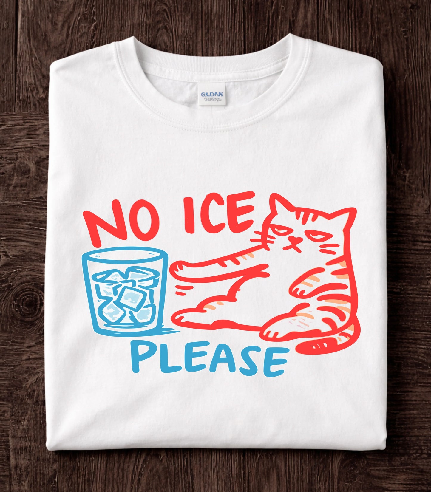 No ICE Please Cat T-Shirt