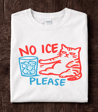 No ICE Please Cat T-Shirt
